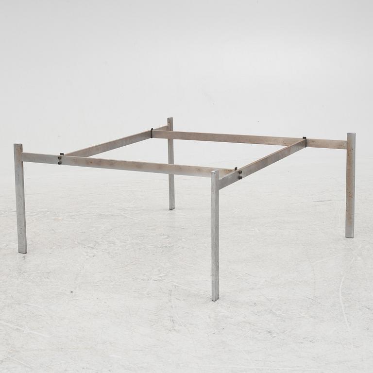 Poul Kjaerholm, a "PK 61" coffee table, E. Kold Christensen, Denmark.