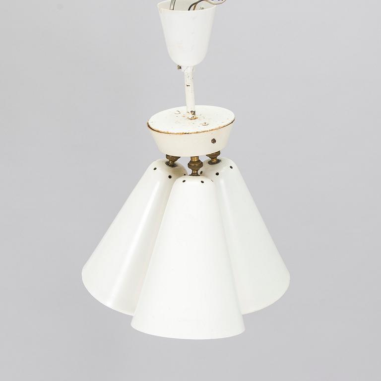 Paavo Tynell, Ceiling lamp, model A2-2/14-17/3, Idman, mid-20th century.