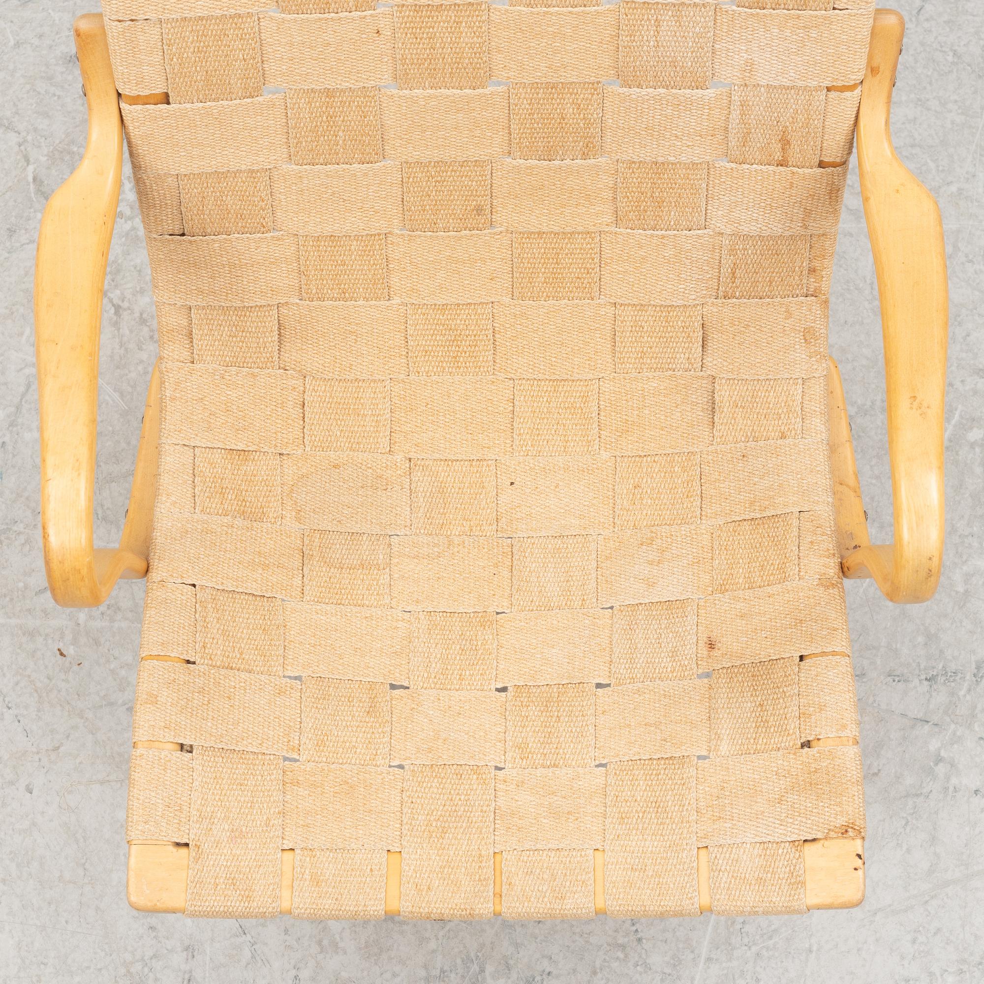 Bruno Mathsson, karmstol, "Eva", Firma Karl Mathsson, 1968.