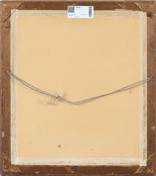 Olle Hjortzberg, akvarell, signerad och daterad 1890.