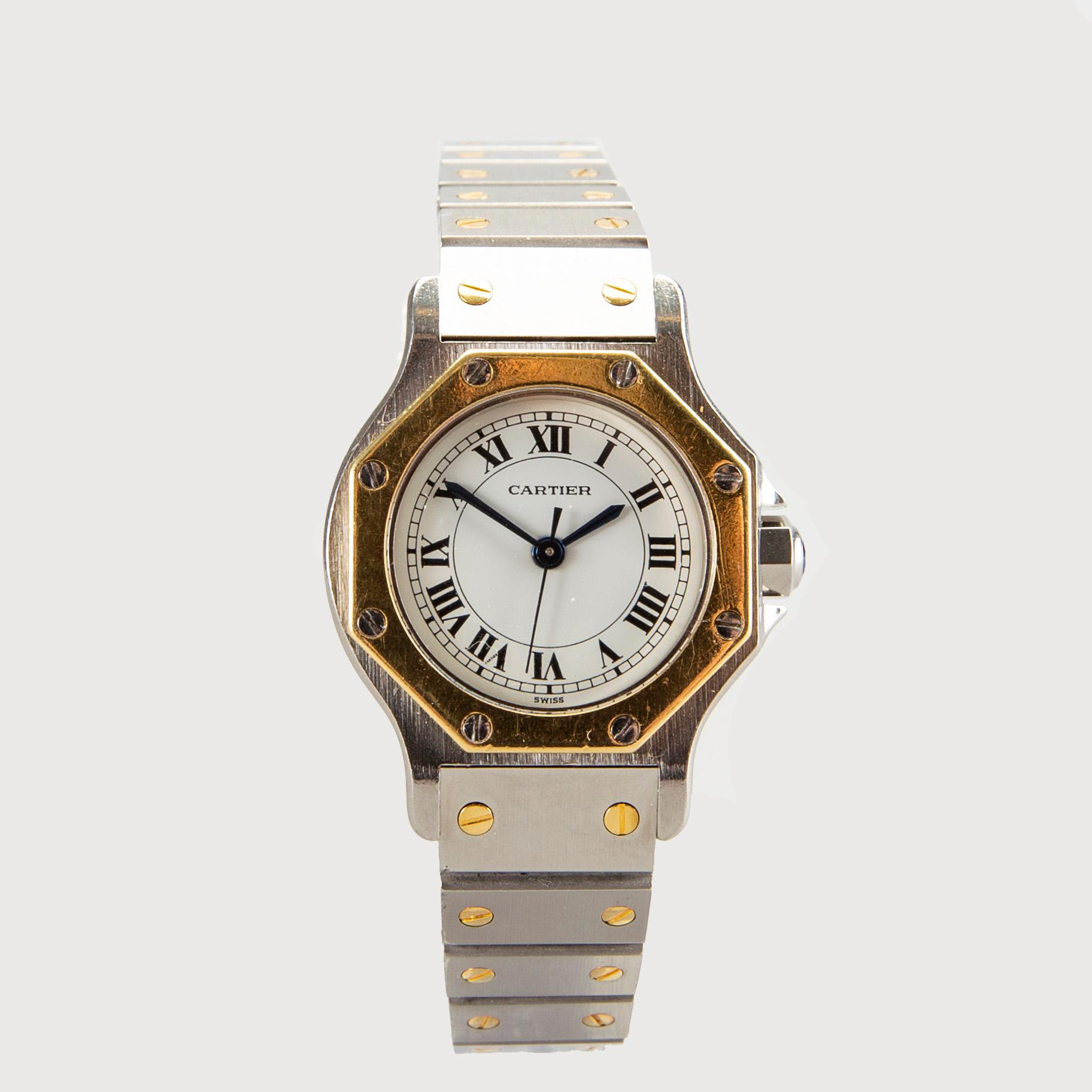 Cartier Santos, wristwatch 24 mm.