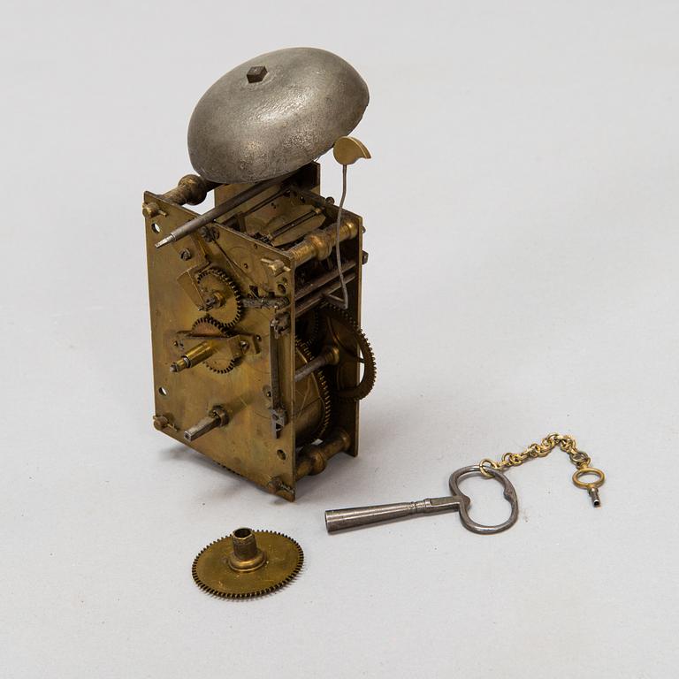 Väggpendyl, svensk rokoko, 1700-talets andra hälft.