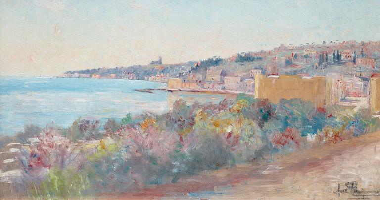 Axel Lindman, View of Nice, France.