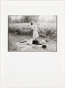 Portfolio with 10 photographs, numbered 66/110, Jubileumspärm Fotograficentrum.