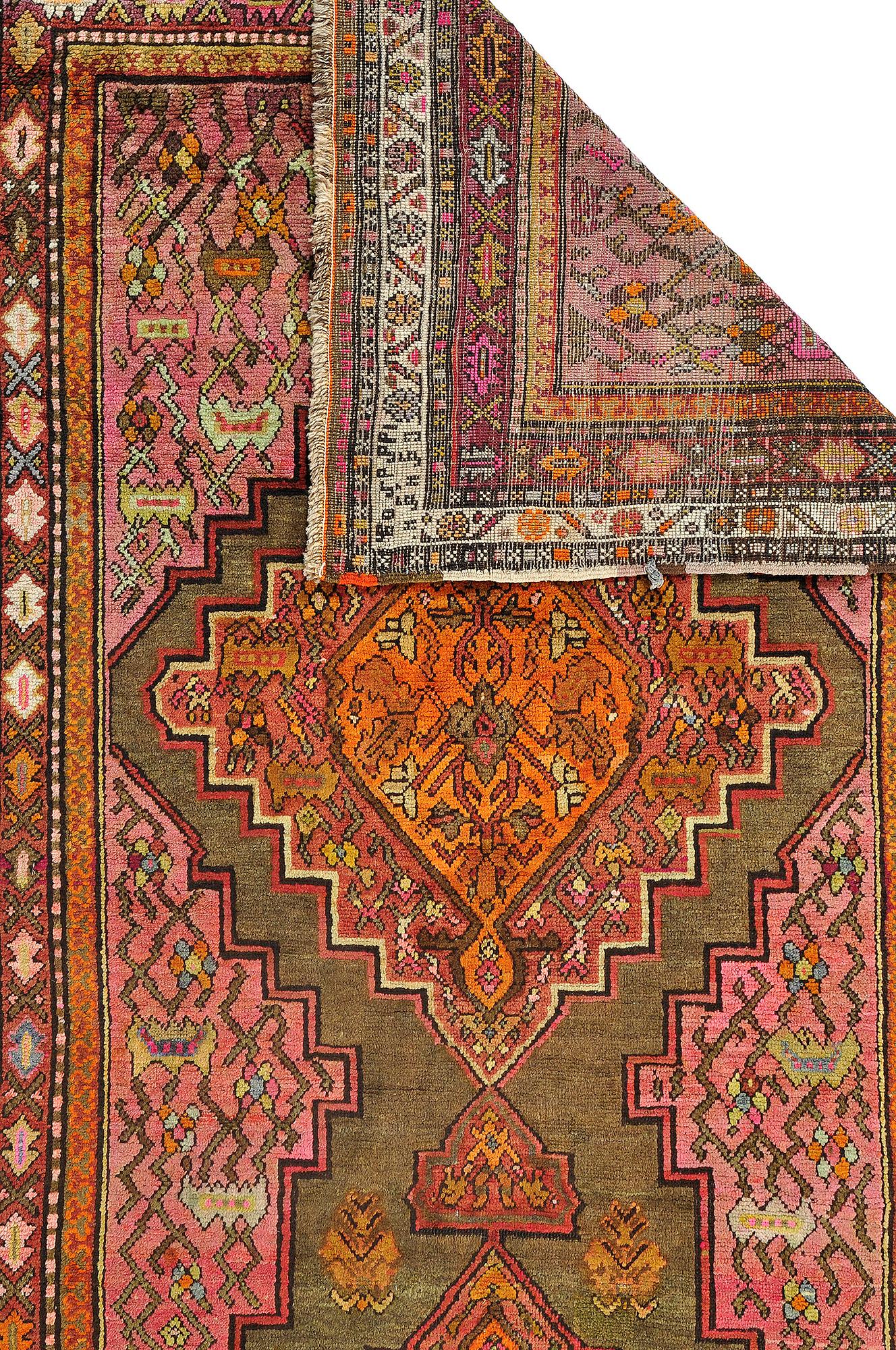 A runner, semi-antique Karabagh, ca 480 x 148 cm.