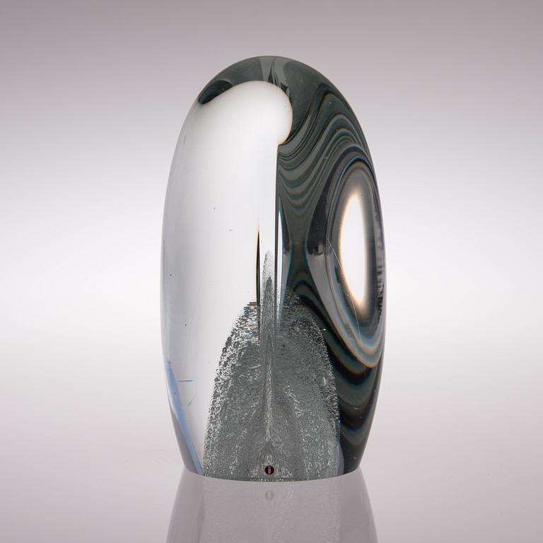 TIMO SARPANEVA, A GLASS SCULPTURE. Claritas. Signed Timo Sarpaneva, Iittala 1984 C 971.