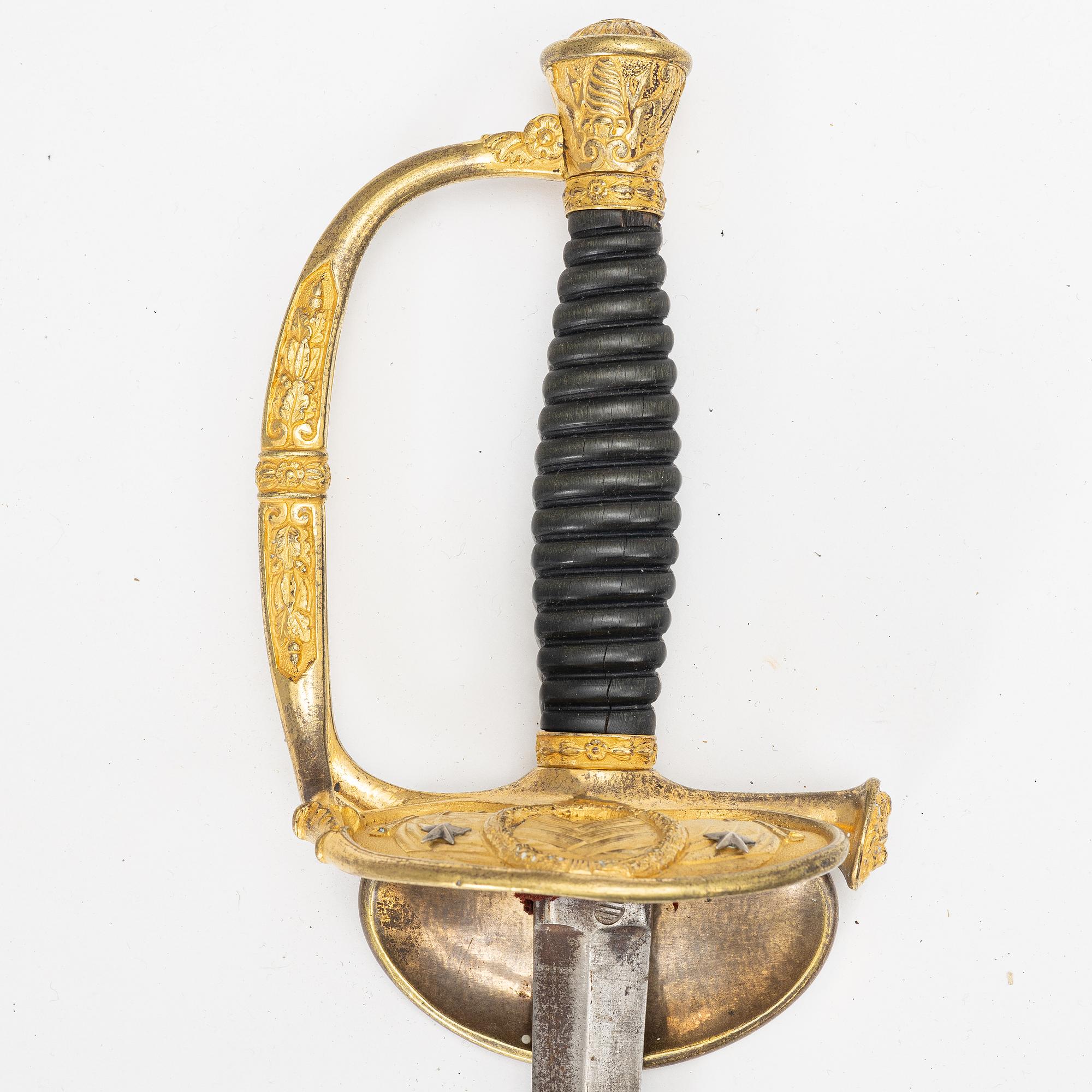 French sword, 19th century, for an officer.