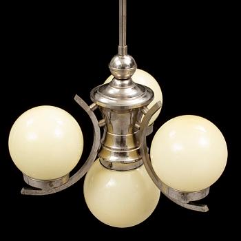 An art deco ceiling light, 1930's.