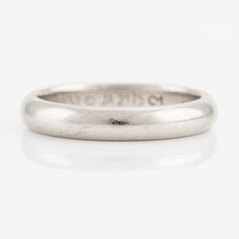 Cartier slät ring platina.