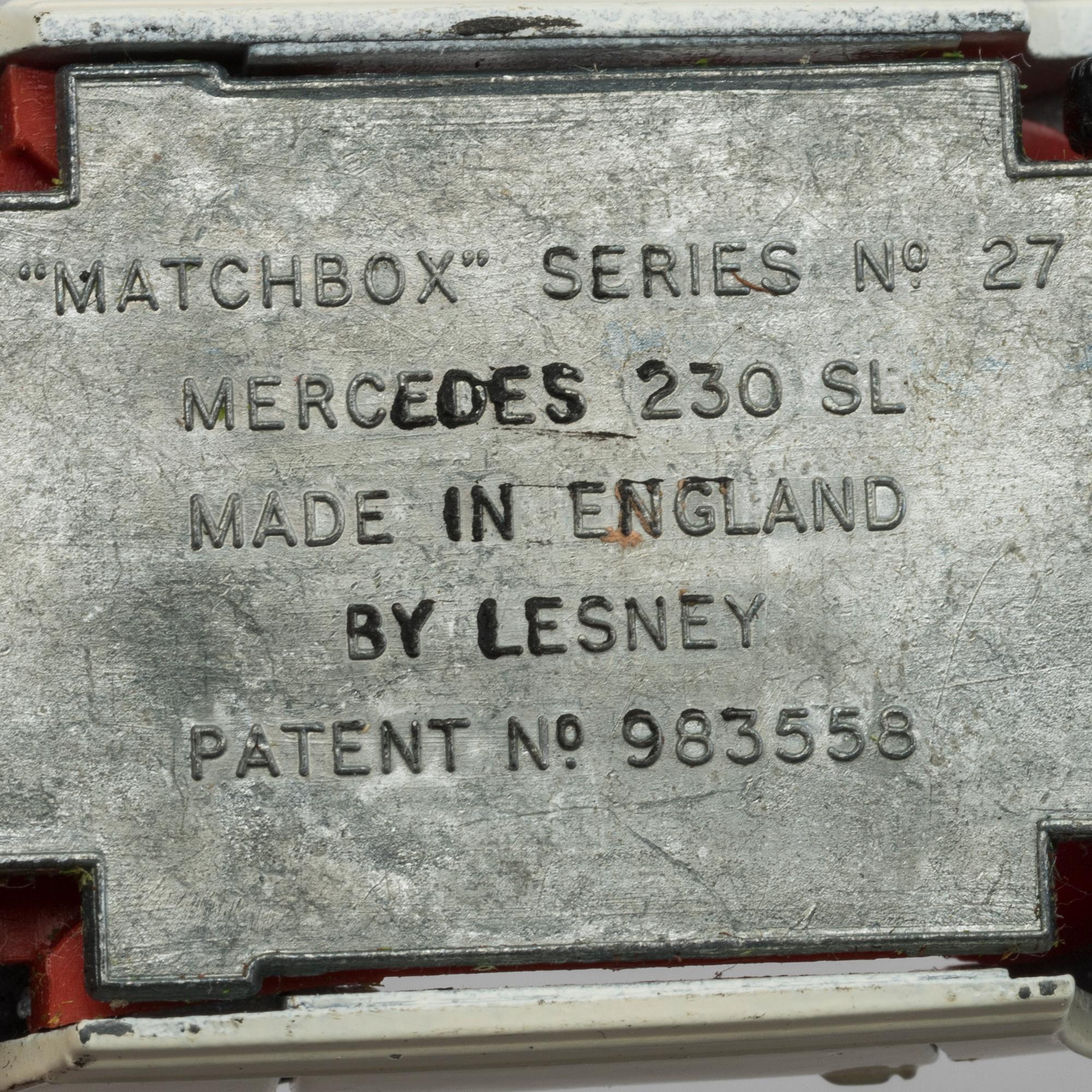 LESNEY MATCHBOX SERIES FOUR CARS.