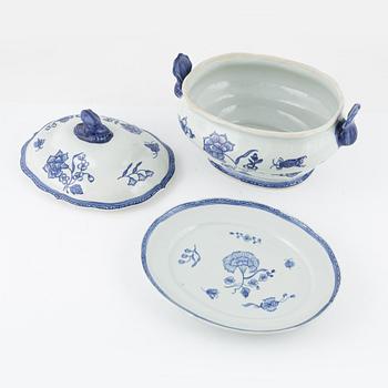 A 'Nejlika' porcelain tureen with cover, from IKEAs' 18th century series, 1990's.
