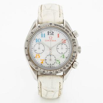 Omega, Olympic Games Collection, "Mother-of-pearl dial", chronograph, wristwatch, 35.5 mm.