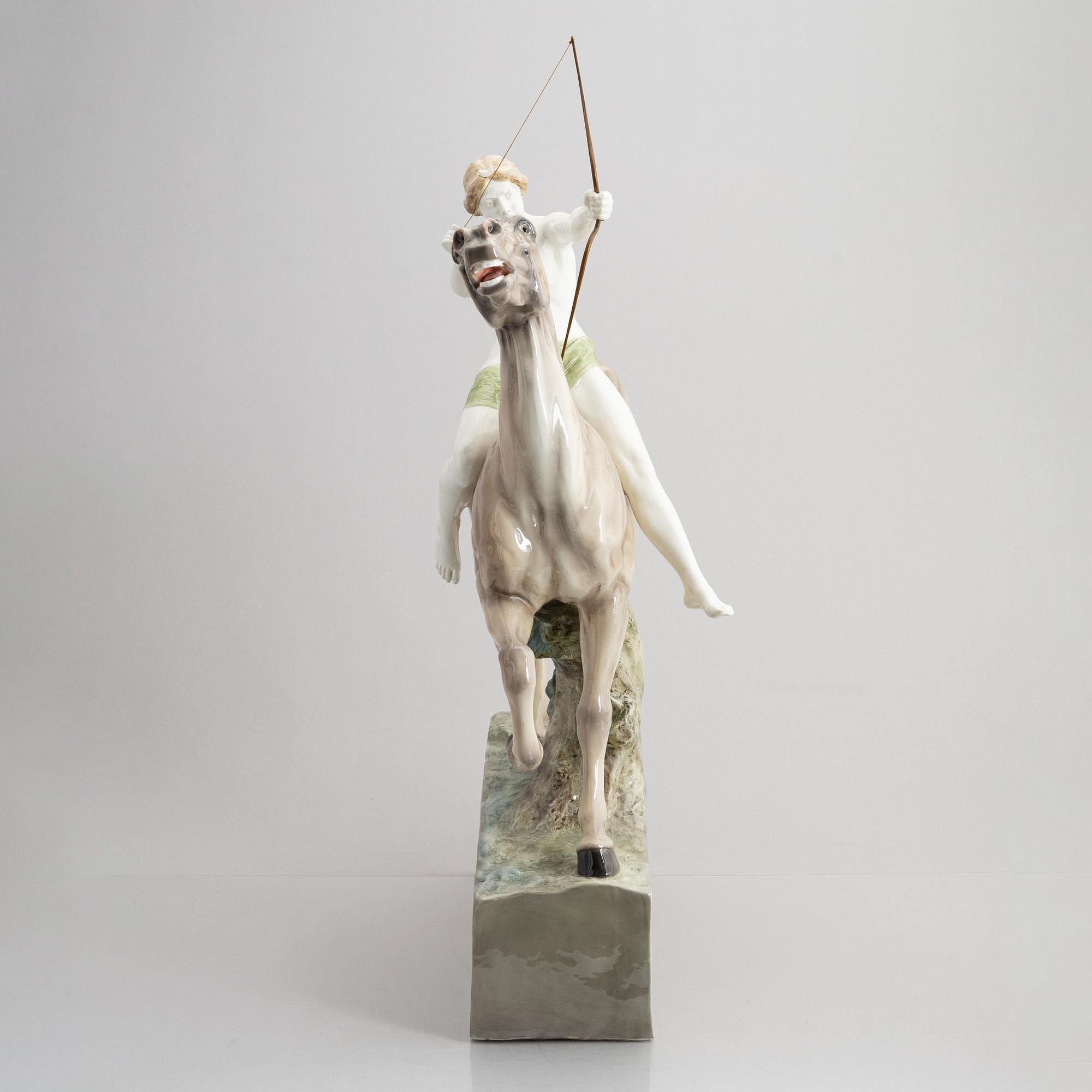 Adolphe-Jean Lavergne, sculpture, Goldscheider, Vienna, Austria, first half of the 20th century.