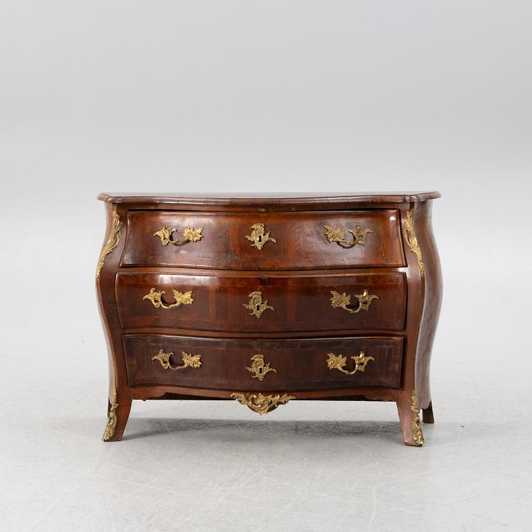 A Rococo chest of drawers, second half of the 18th Century.