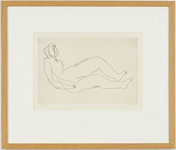 Jean Fautrier, ”Nu couché IV”.