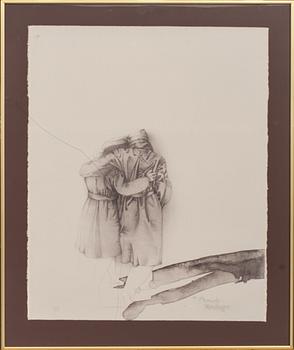 BRUNO BRUNI, litografi, signerad och numrerad E.A.