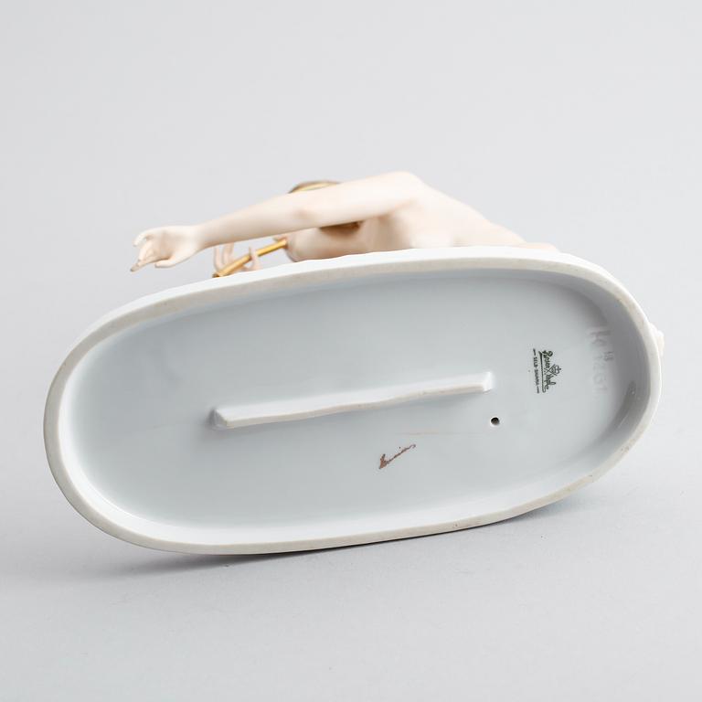 FIGUR, porslin, "Ormtjuserska", Rosenthal.