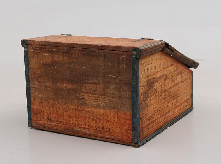 SKRIVSCHATULL, allmoge, daterat 1851.