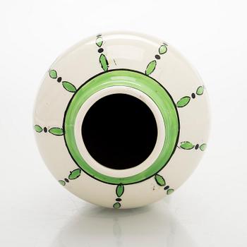 A ceramic vase, for Boch Freres, Belgium, 1920s.