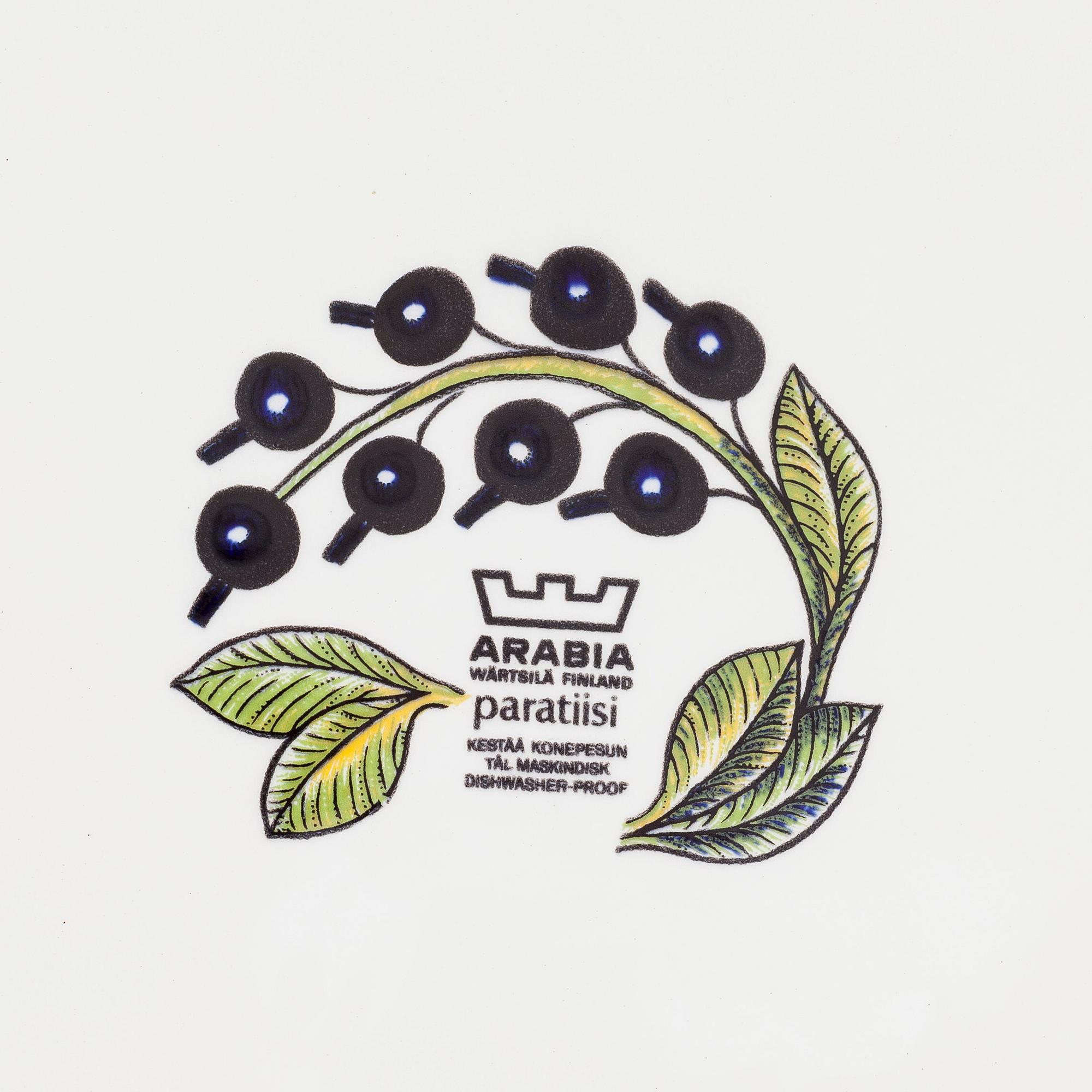 Birger Kaipiainen, servisdelar, 3 st "Paratiisi", Arabia.