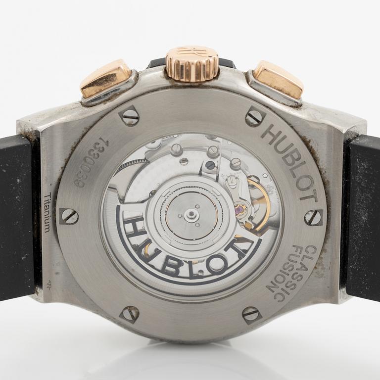 Hublot, Classic Fusion, chronograph, wristwatch, 42 mm.