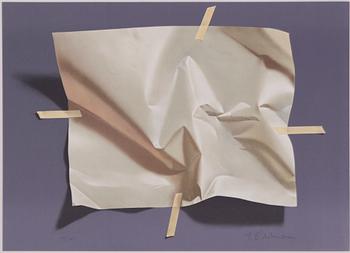 Yrjö Edelmann, lithograph in colours, signed 171/175.