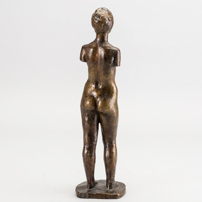 Ninnan Santesson, a signed bronze sculpture.