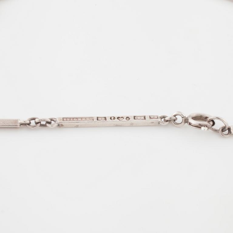 ATELJÉ STIGBERT, Stockholm, 1945, a faceted rock crystal pendant.