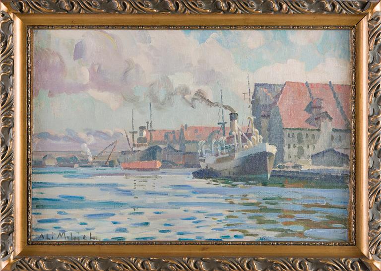 Ali Munsterhjelm, Hamnvy.