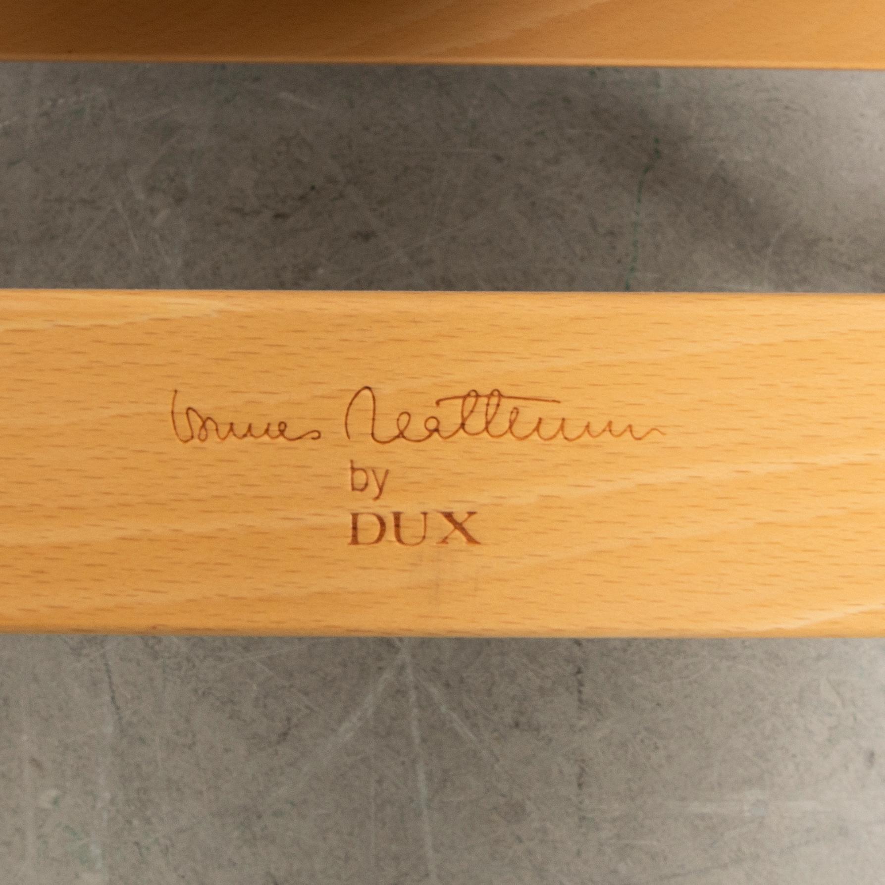 Bruno Mathsson, fåtölj med fotpall, "Pernilla", Dux.