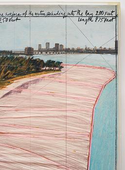 Christo & Jeanne-Claude, "Surrounded Islands (project for Biscayne Bay, Greater Miami, Florida)".