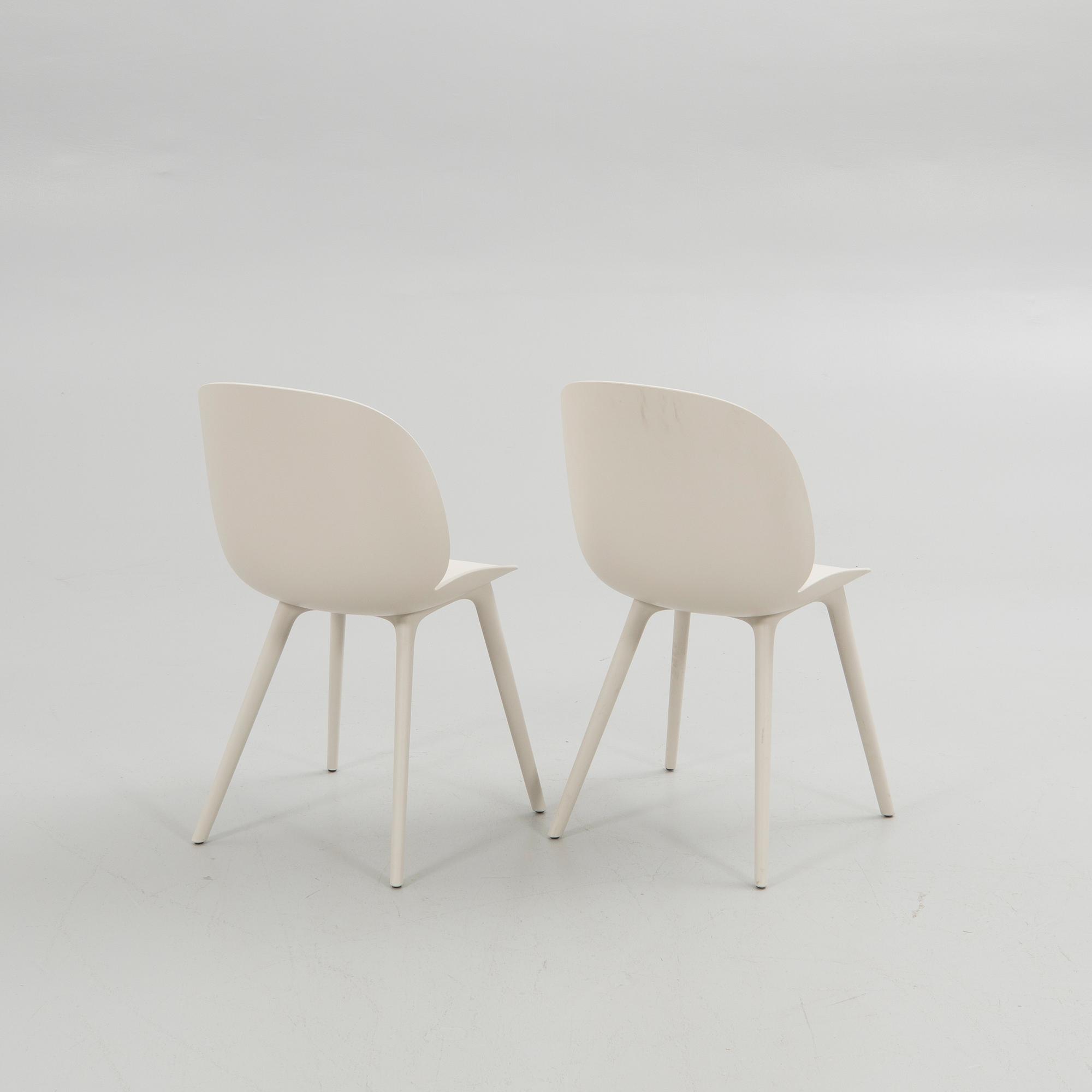 GamFratesi, chairs, 5 pcs, "Beetle", Gubi, Denmark.