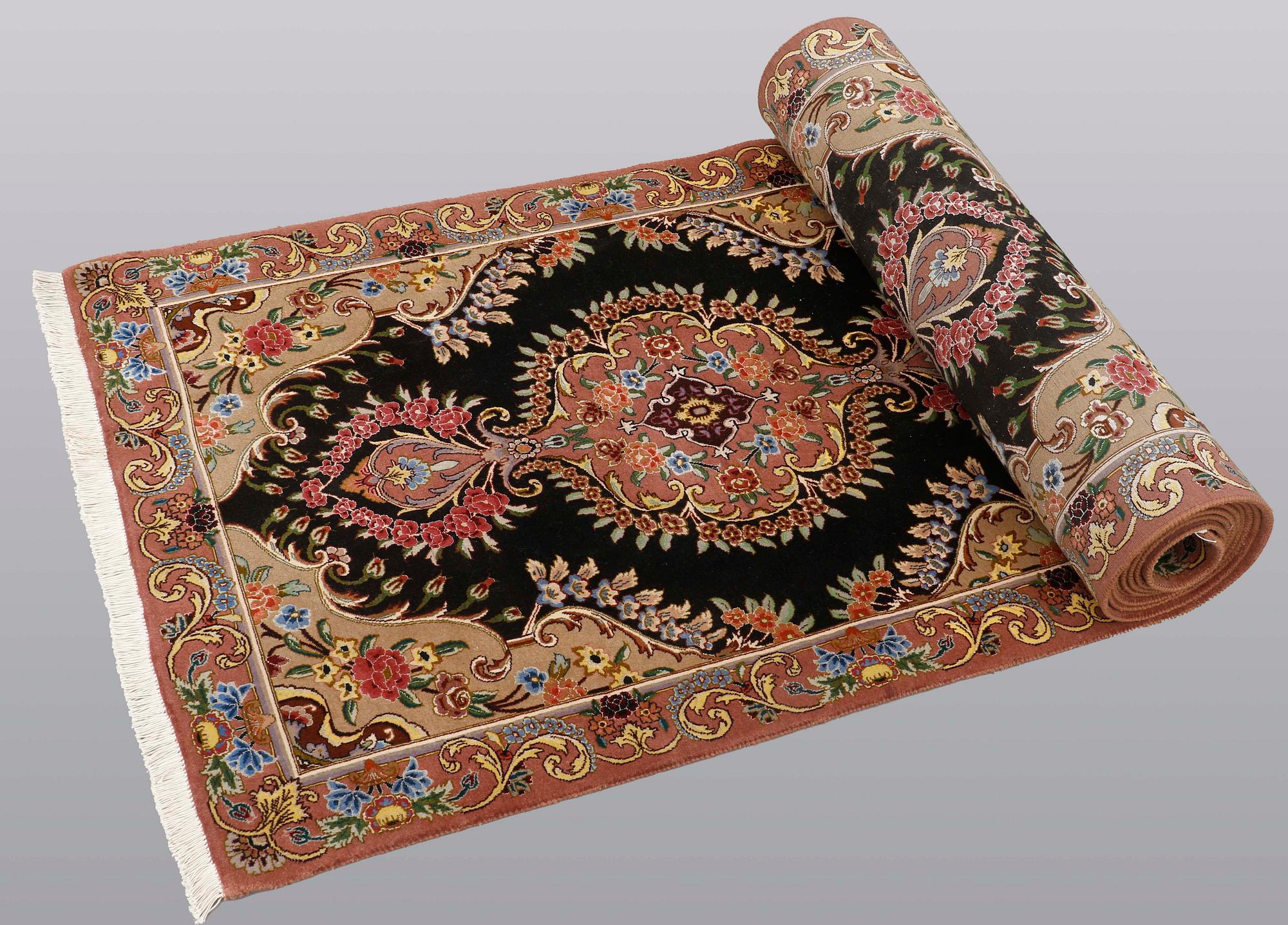 A runner, Tabriz, Part Silk, so called 50 Radj, ca 514 x 91 cm.