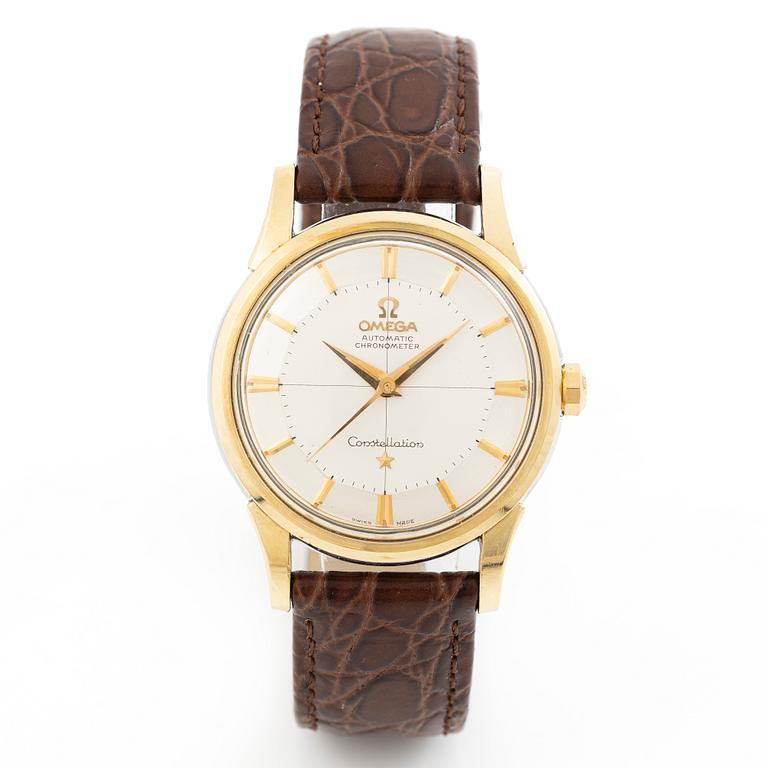 Omega, Constellation, Chronometer, "Pie-Pan", wristwatch, 34 mm.