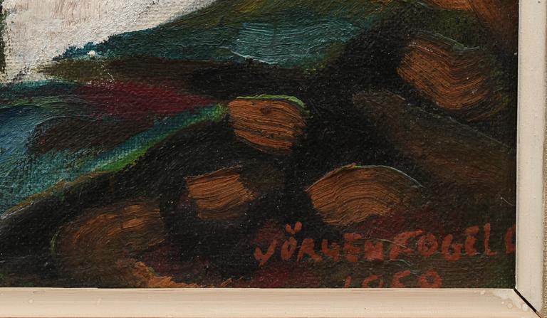 JÖRGEN FOGELQUIST, olja på duk, sign och dat 1950.