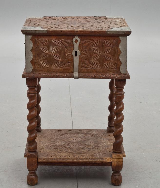 SCHATULL, barockstil, 1800-tal.