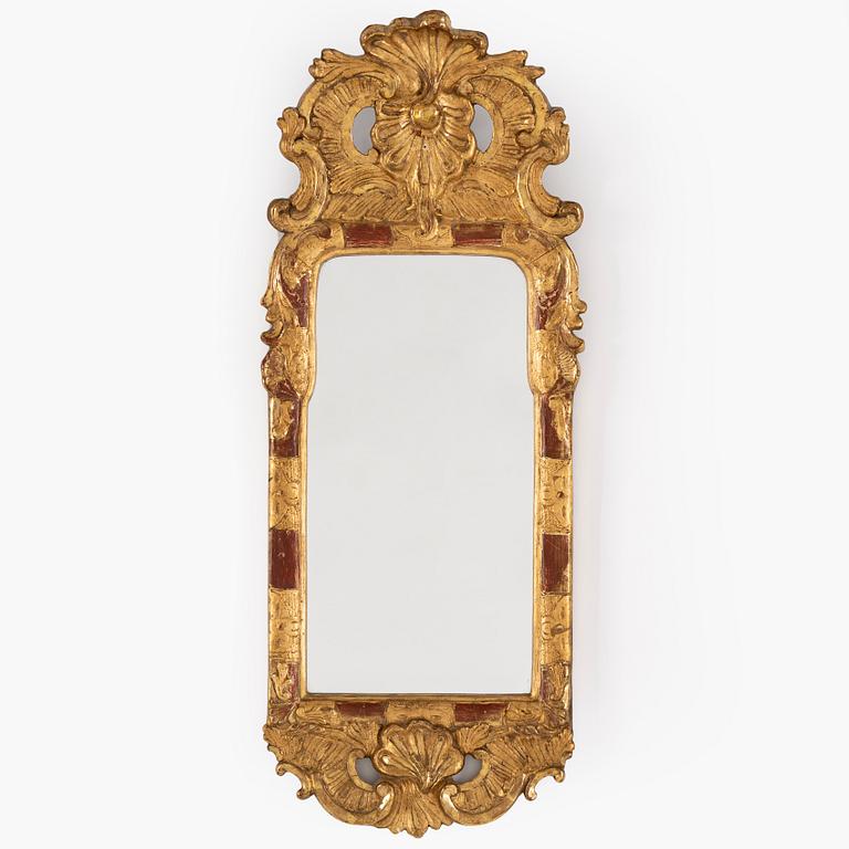 A mid 20th century Rococo style mirror.