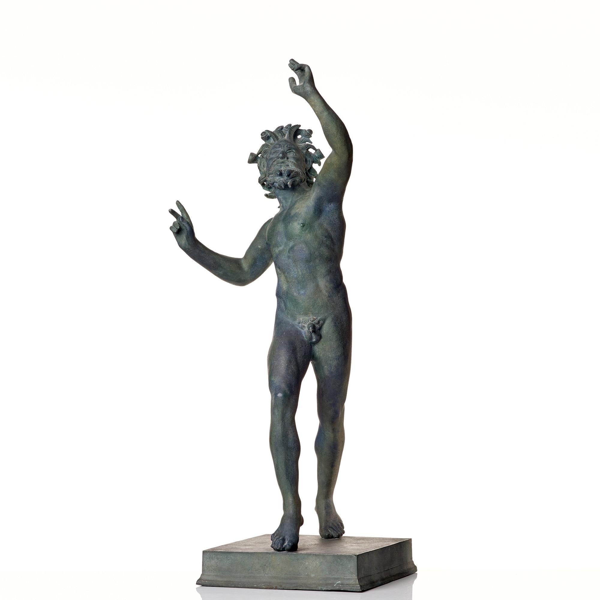 "The Dancing Faun of Pompeii".