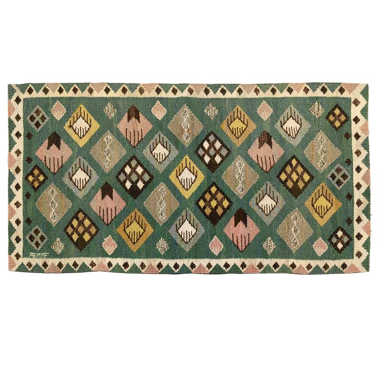 MÄRTA MÅÅS-FJETTERSTRÖM, VÄVNAD, "Knoppen", gobelängteknik, ca 90 x 49 cm, signerad AB MMF.