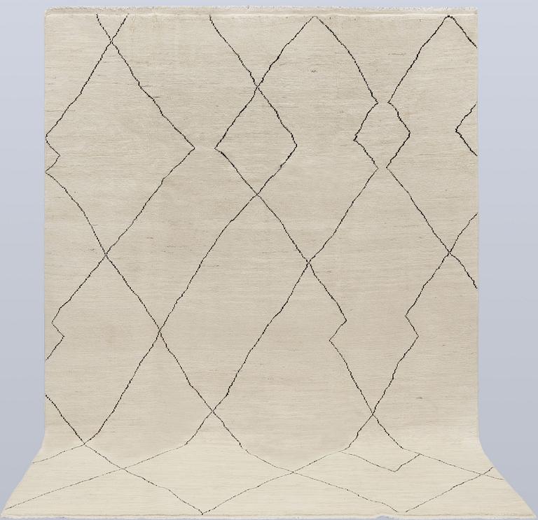 A Moroccan carpet, 293 x 200 cm.