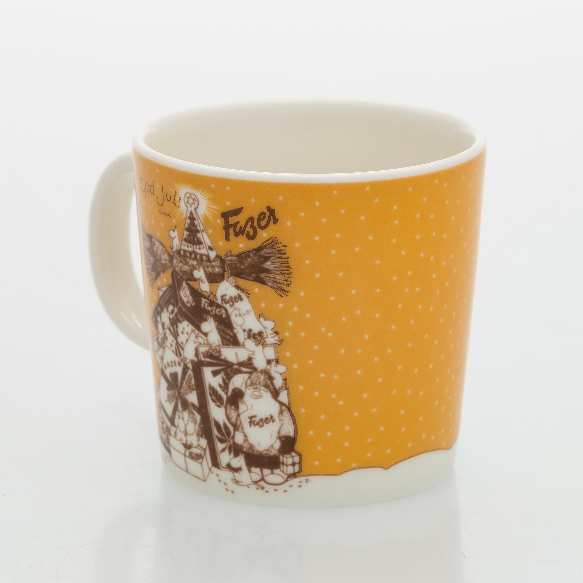 Muumin-mug, porcelain, 'Fazer Café', Moomin Characters, Arabia 2004, numbered 68/400.