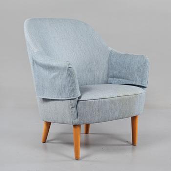 SOFFA samt FÅTÖLJ, "Samspel", Carl Malmsten, 1900-talets andra hälft.