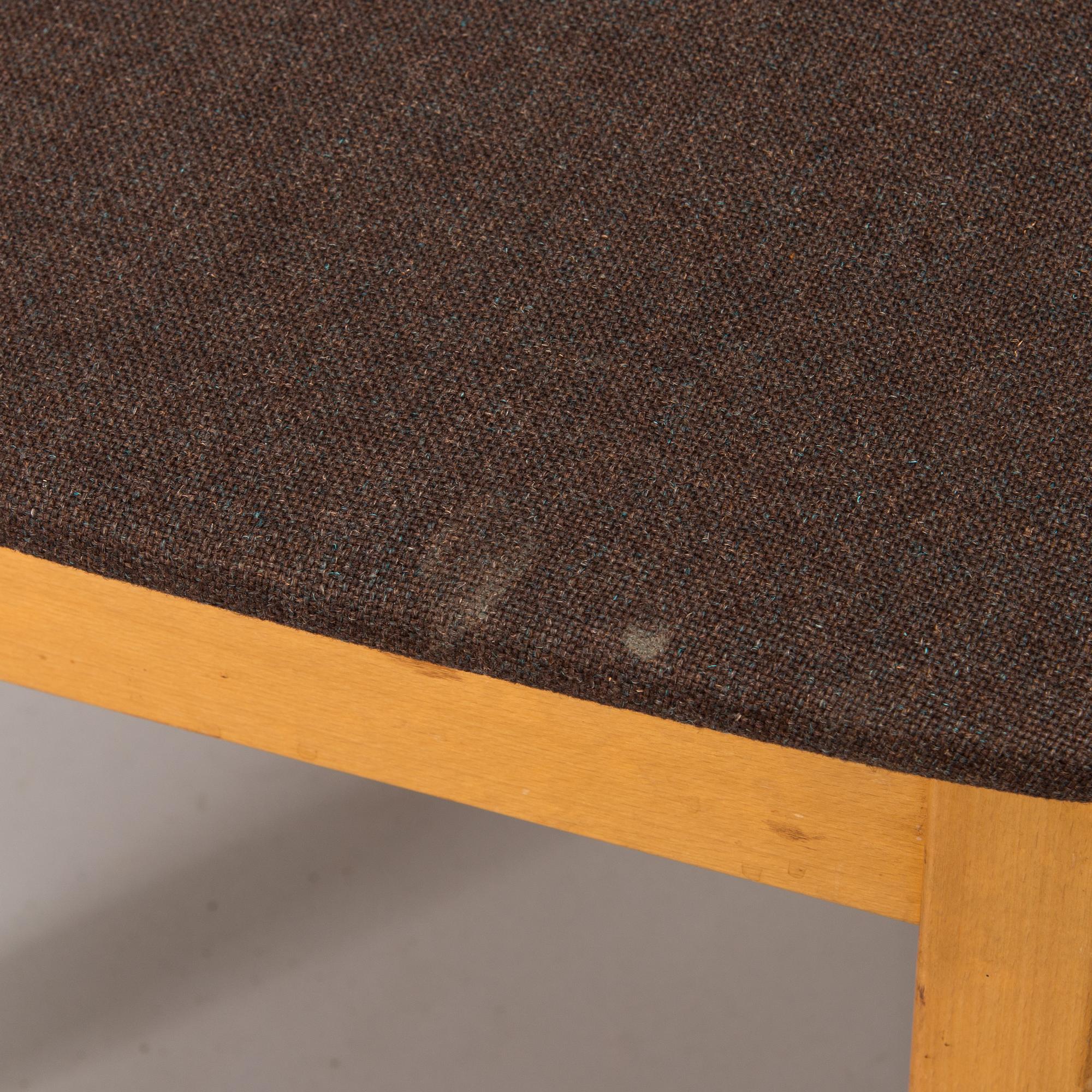 Lasse Ollinkari, six 1960s "Ervi chairs" for Artek. .