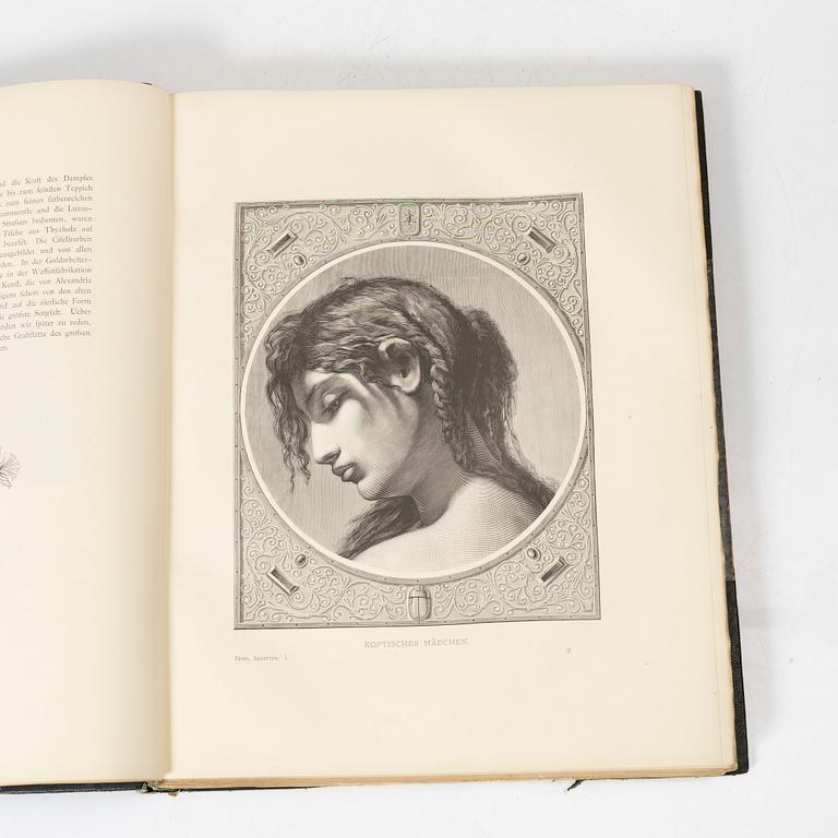 Georg Ebers, books on Egypt, two volumes, Stuttgart & Leipzig, Germany, 1879-80.