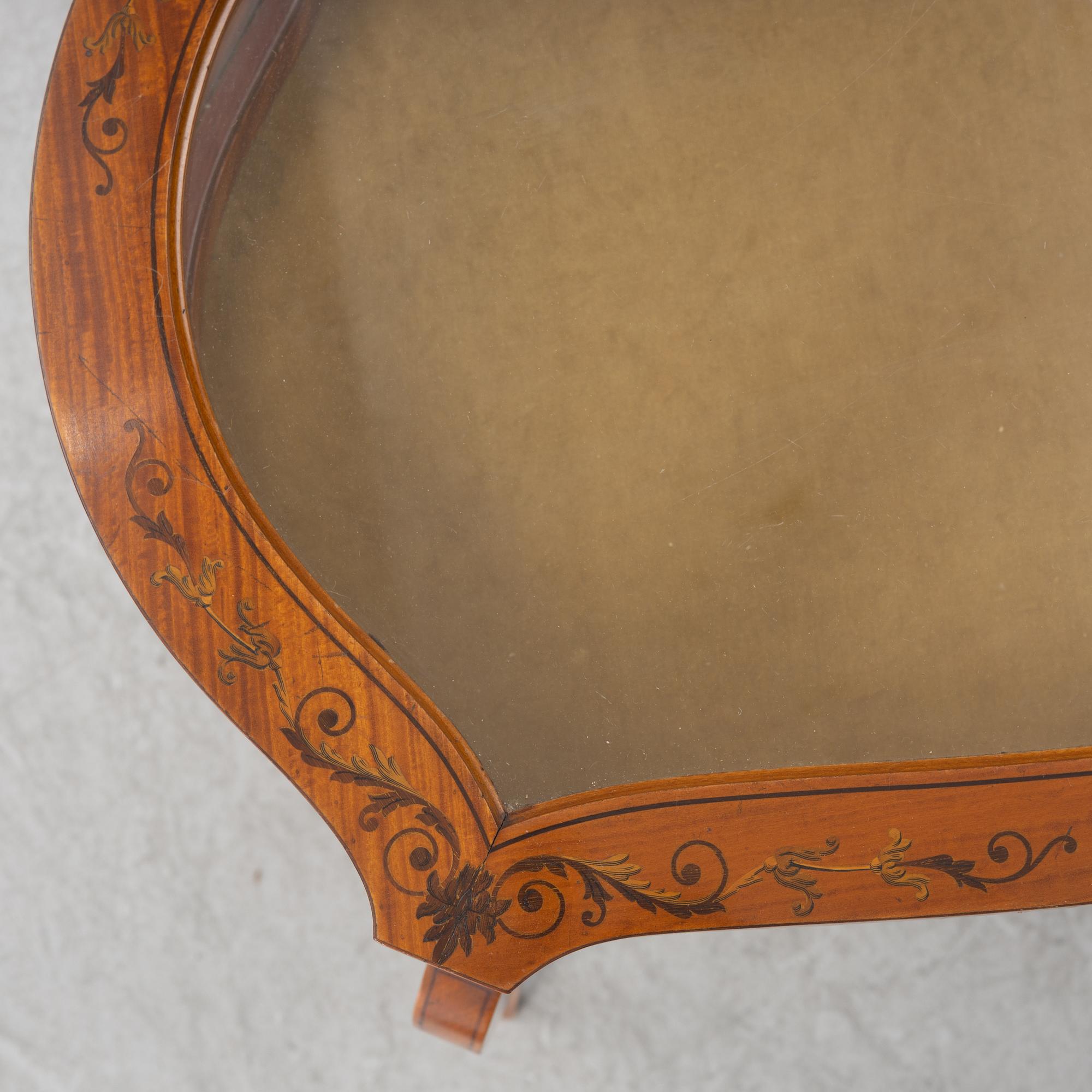 Display table, Louis XV style, circa 1900.