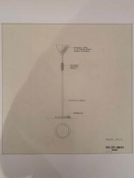 Carl-Axel Acking, a brass floor lamp, for the Stockholm Crafts Association, 1939.