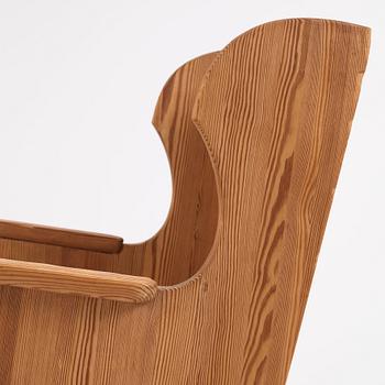 Nordiska Kompaniet, a stained pine chair, 1930s-1940s.