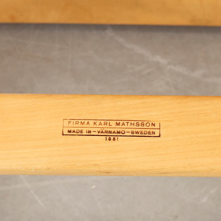 BORD, Bruno Mathsson, firma Karl Mathsson, 1961.