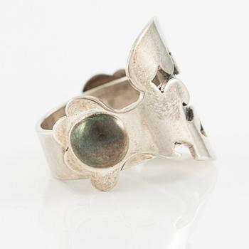 Jan-Christer Lundqvist, ring, sterlingsilver, Skövde 1997.