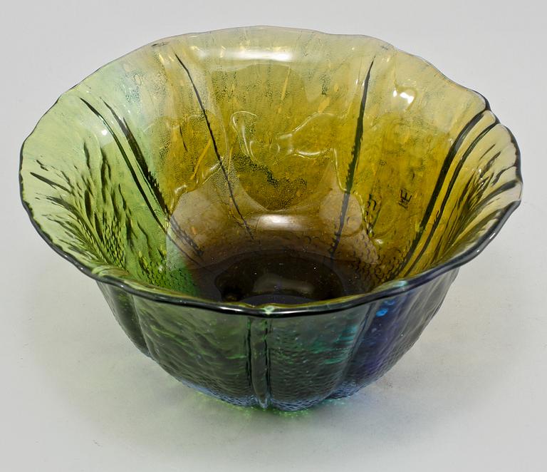 SKÅL, glas, Göran, Wärff, Kosta, signerad och numrerad, 1900-talets andra hälft.